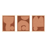 Module On Terra Cotta.Set Of 3 Print by Michael Kempen