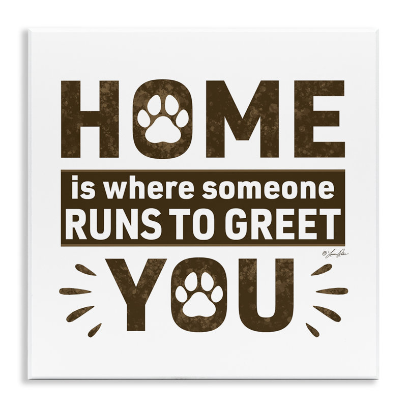 Art mural sur plaque «Heartwarming Pet» par Lauren Rader