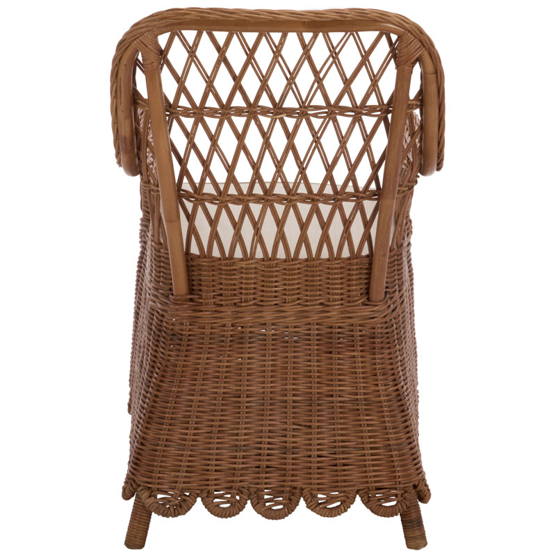 Chaise d'appoint Manon Scallop, Brun