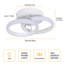 Verbrande 2-Light 25cm LED Integrated Semi Flush Mount-973224336-974059070