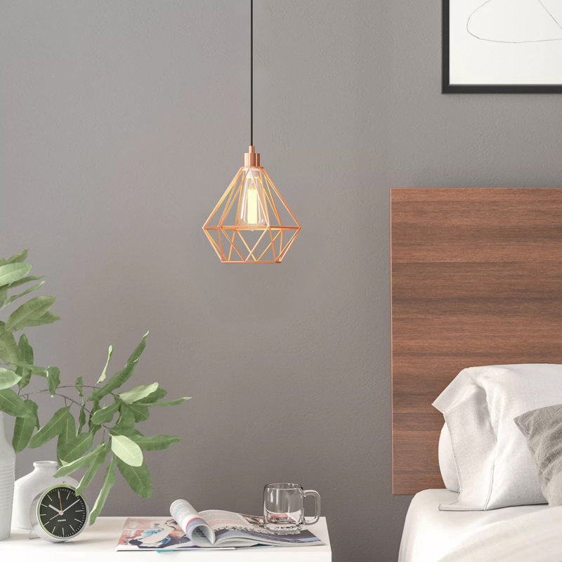 Pietra 1 - Light Geometric Pendant, Copper