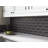 Long Hex 10.60in.x11 in. Glass Mosaic Tile-102317152