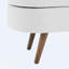 Banc de rangement à couvercle rabattable rembourré-88593928