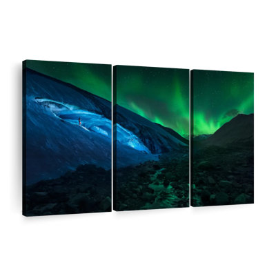 «Athabasca Cave Aurora», 3 pièces