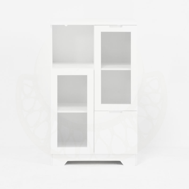 Kendon 25.6 Metal Sideboard, White