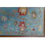 Tapis bleu All-Over Oushak 9 x 12