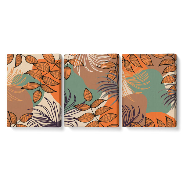 Bay Isle Home The Autumn Floor 2 - 3 Piece Wrapped Canvas Art Prints ...