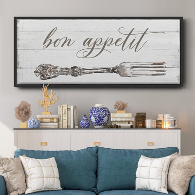 Bon appétit - Toile encadrée