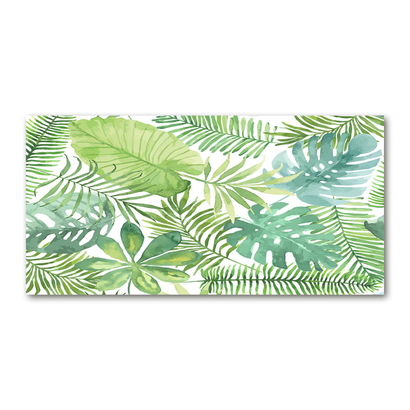 Tropical Leaves - Wrapped Canvas Print