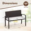 Rattan Garden Bench-734158348