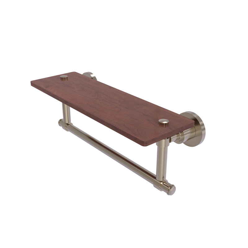 Tablette à support Arviso, Étain antique, H 5 po x l 16 po x P 5 po