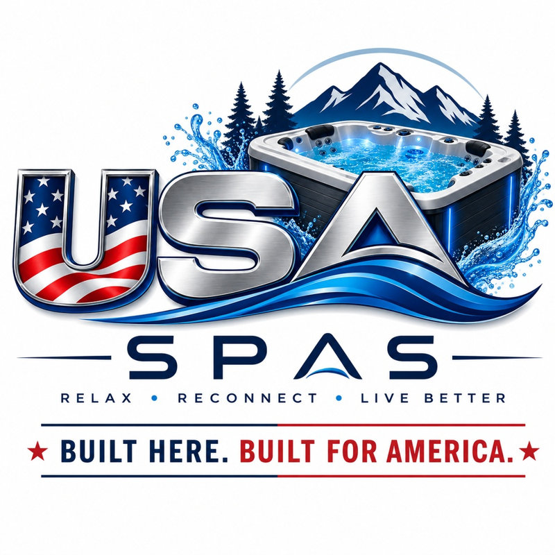 USA Spas Valor 220 Volt 7 Person 40 - Jet Acrylic Square Standard Hot Tub with Ozonator