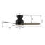 Ventilateur de plafond intelligent 44 "avec lumière et télécommande-330828525