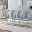 Chaises de salle à manger en similicuir, chaises d'appoint (ensemble de 8)-1171300922