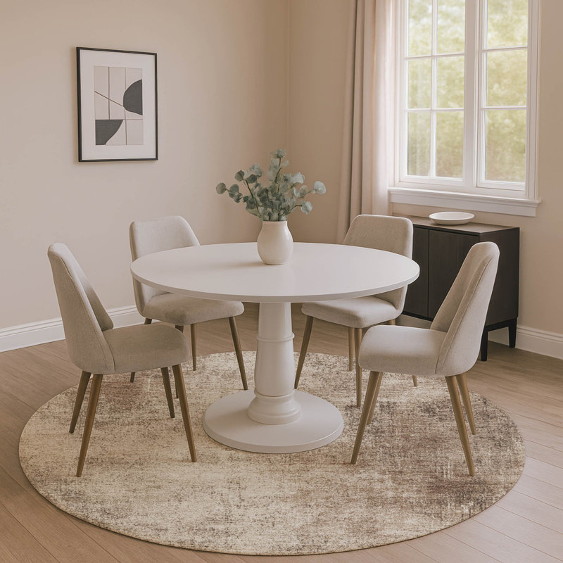 Premium Machine Washable Jakiyra AMF1903 Modern Rug, Round 8'