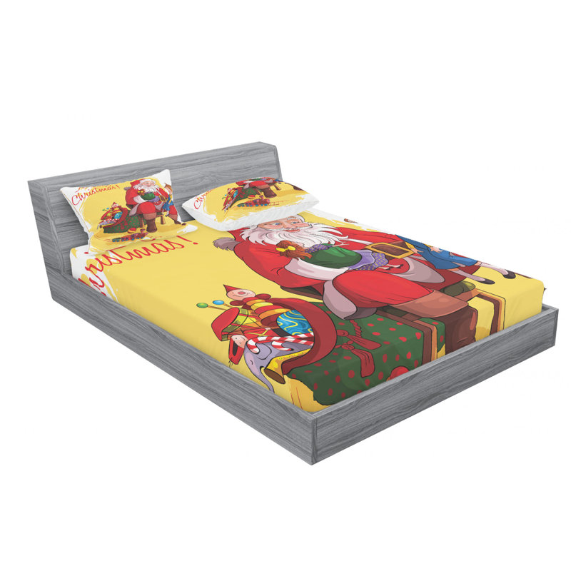 Microfiber Sheet Set, Full Sheet Set with Fitted Sheet