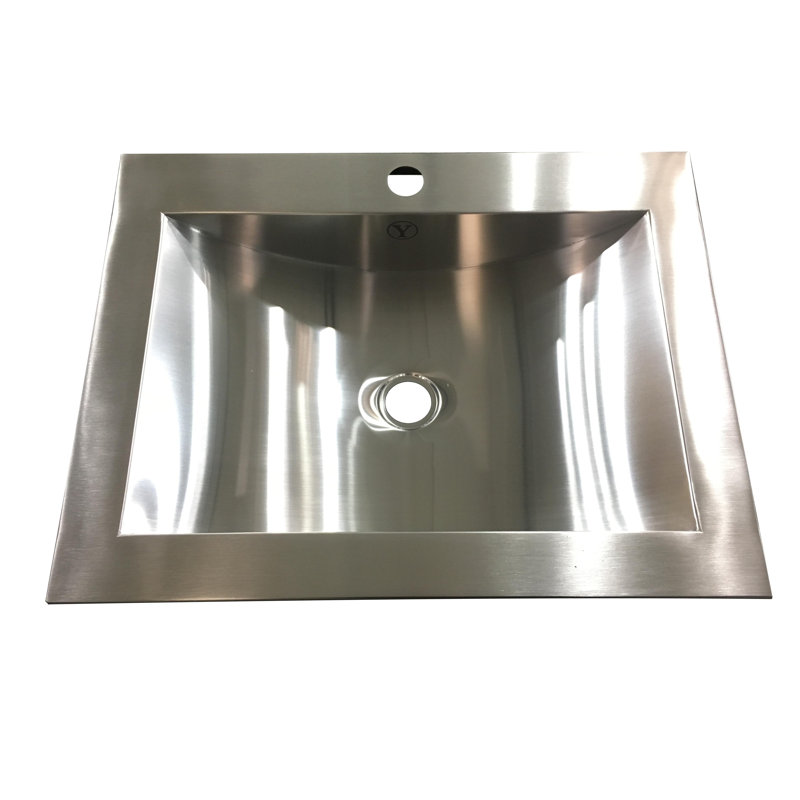 21.75'' L Single Bowl Stainless Steel Kitchen Sink