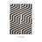 Kivett Modern Ivory and Black Indoor Outdoor Machine Washable Area Rug-1609300581