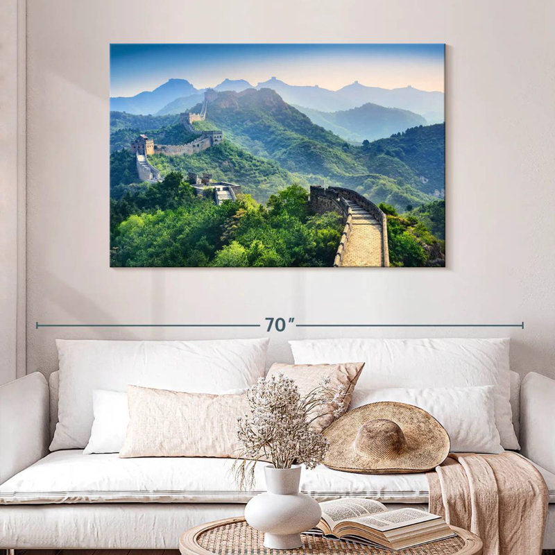 Ravi, matin, grande muraille de Chine, H 32 po x l 48 po