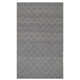 Geo Diamond Grey/Ivory Handwoven Wool Rug