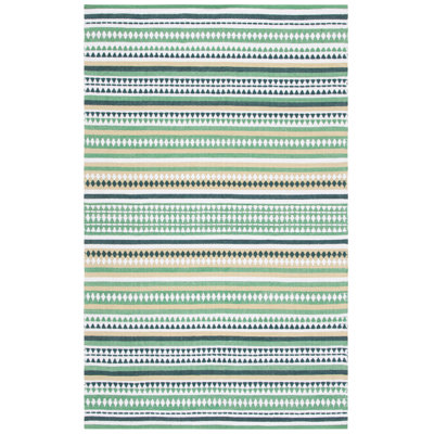 Adama Hand Woven Cotton Striped Rug