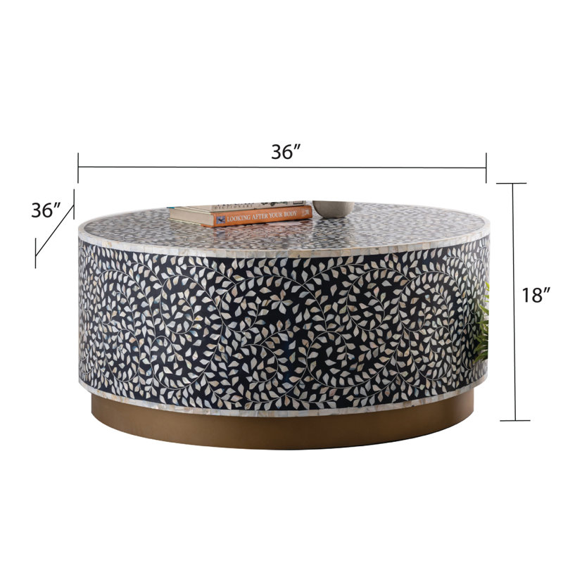 Table basse Luxe bleu marine