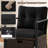 Ensemble de 5 chaises d'extérieur en rotin avec table basse et plateau en verre-2002893985