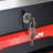 Multifunctional 5 Rolling Tool Cart - Metal Construction Black&Red 4" For Workshop