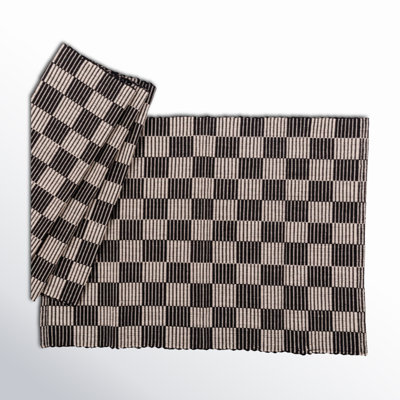 S/4 Handloomed Checkered Placemats