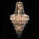 Adjustable Crystal Chandelier With Hanging Chain
