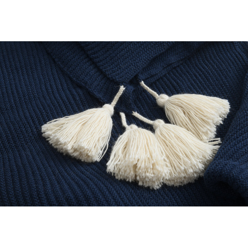 Xaragua Throw Blanket, Blue