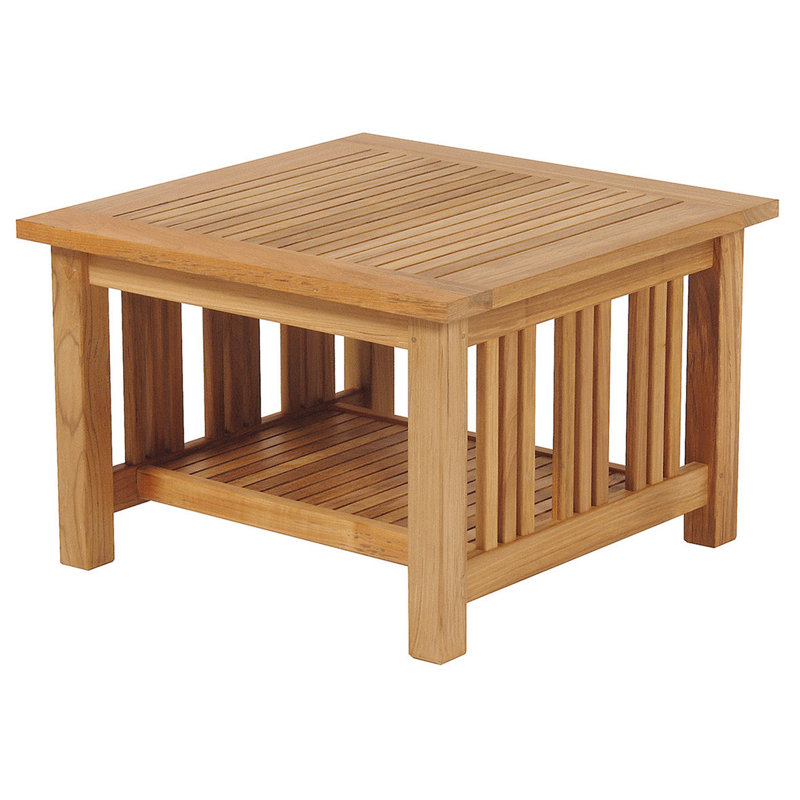 Mission Outdoor Square Teak Coffee Table