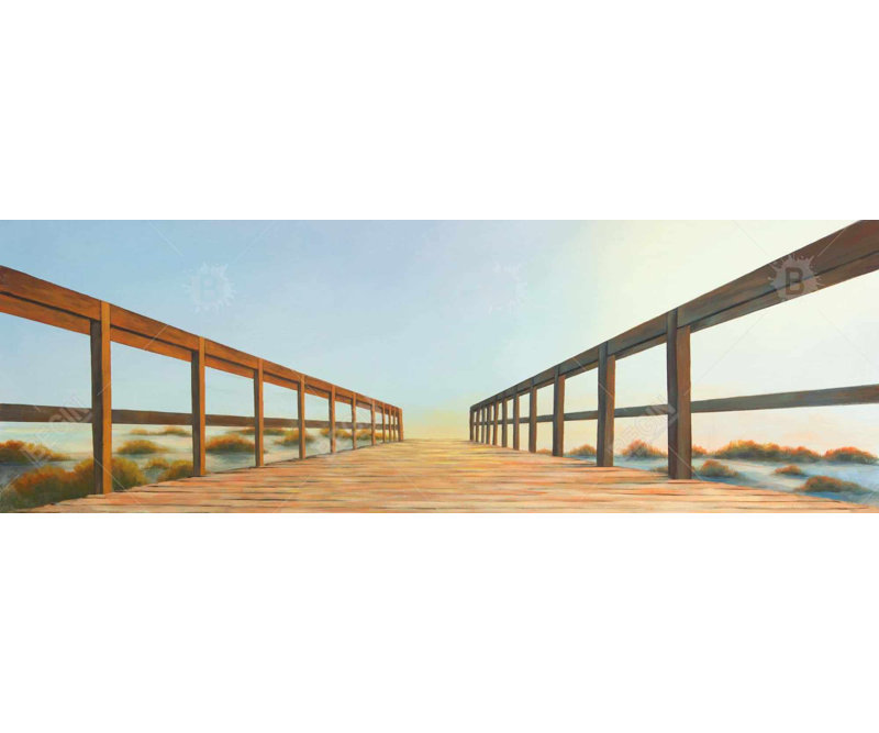 "Passerelle" sur toile
