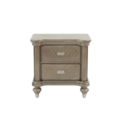 Dulal 2 - Drawer Nightstand in Gray by House of Hampton