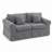 Greco Vintage Upholstered Boneless Three Seat Couch Compressed Delivery Tool Free Setup Sofa-124889106
