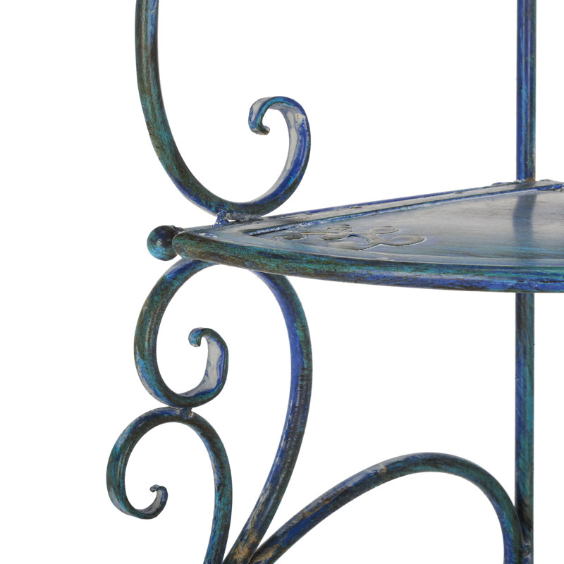 Support pour plante Vangesa, Bleu mousse