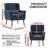 Modern Accent Chair, Living Room Chairs Comfy Reading Chair,Mid Century Accent Chair, Lounge Arm Chairs Armchair for Living Room Bedroom-1371695575