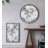 Iron Frame Vertical Round Mirror