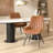 Ialiyah 17.2'' H Faux Leather Upholstered Side Chair-895587846