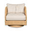 Linen Swivel Chair