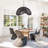 Lucian Outdoor Rattan Pendant Light - 28" Black Large Sculptural 1-light Polished Handwoven Adjustable Light Fixture For Covered Patio, Porch In Modern, Traditional & Coastal Style-988018641-988018653
