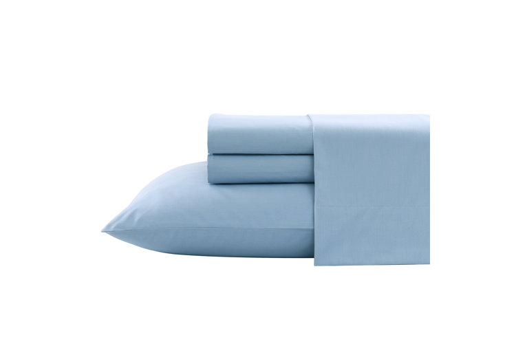 Nautica Solid-Color Cotton Percale Sheet Set
