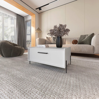 Table basse avec porte rabattable
