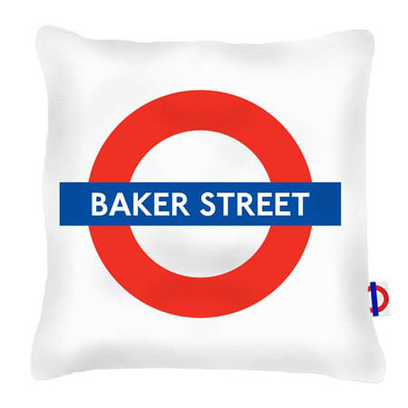 Baker Street Tube Station London Transport Cushion
