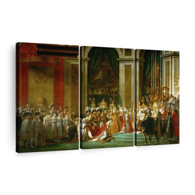"Le couronnement de Napoléon" sur toile