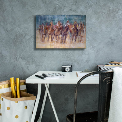 Final Sprint' by Valtcho Tonov, Canvas Wall Art
