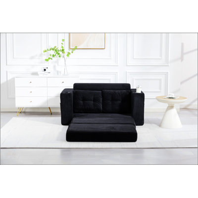 Canapé-lit convertible avec design extensible, parfait pour les petits espaces et multifonctionnel dans les salons et les chambres.