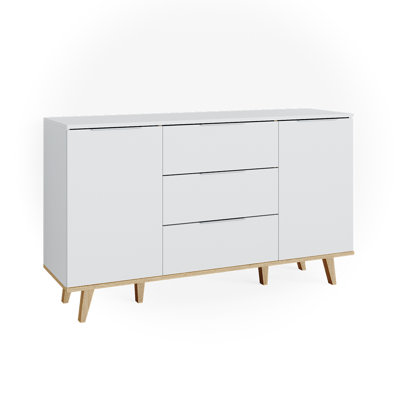138 Cm Wide 3 Drawer Sideboard