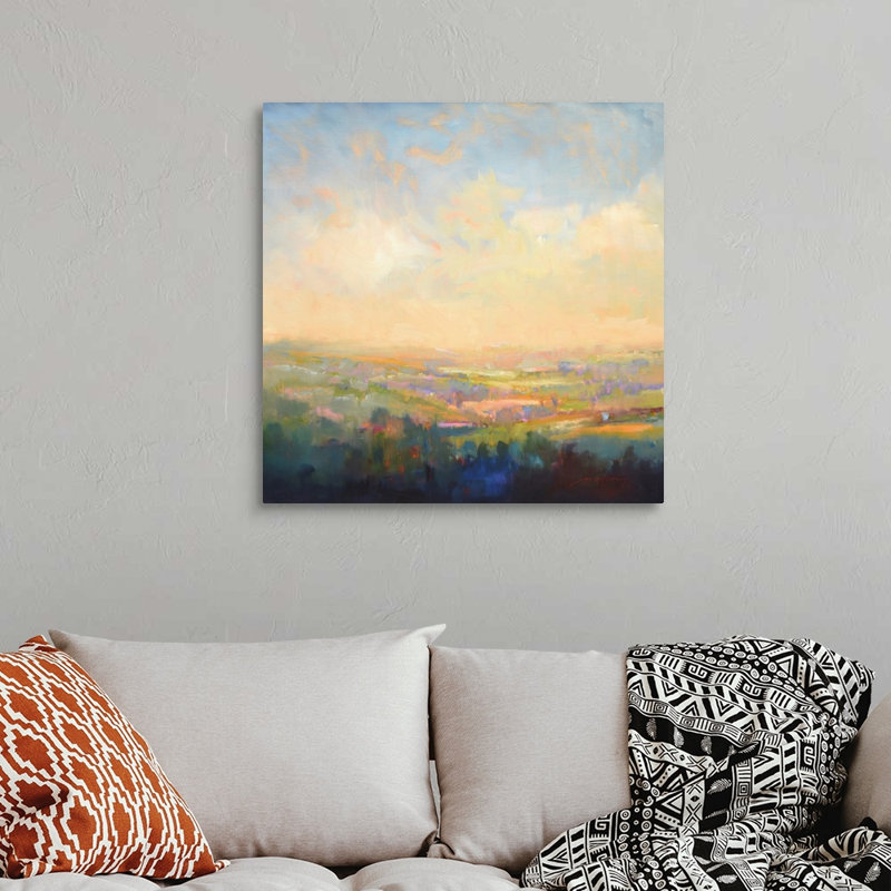 Reproduction d’art sur toile, "Spring Colors" par William McCarthy, Toile tendue, H 30 po x l 30 po x P 1,25 po