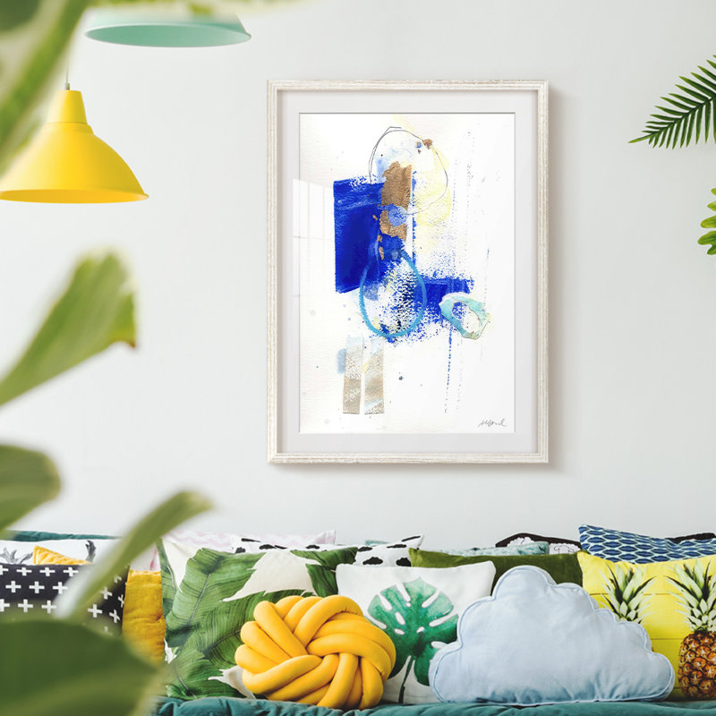 «I Wish When a Star I», reproduction encadrée, H 28,5 po x l 20,5 po, Blanc